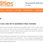 Canada Abilities Magazine featured The Last Frontiersman's focus on working with folks with disabilities to go fishing in Alaska.